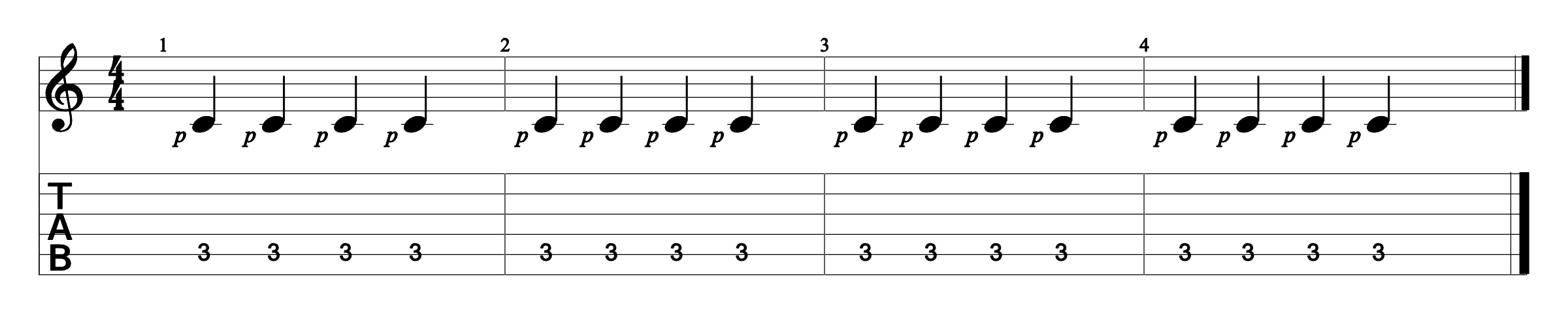 Constant Bass Exercise 1